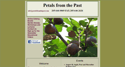 Desktop Screenshot of petalsfromthepast.com