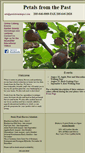 Mobile Screenshot of petalsfromthepast.com